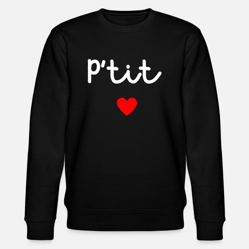 P’tit cœur - Sweat bio CHANGER Stanley/Stella Unisexe - noir