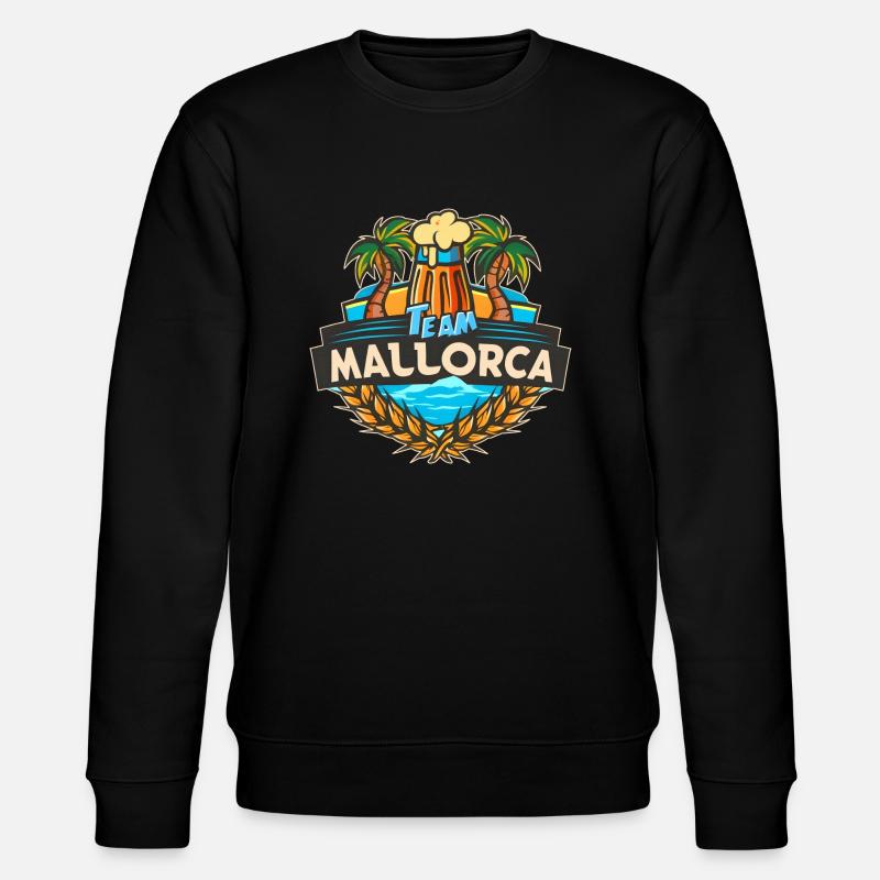 Team Mallorca Urlaub - Stanley/Stella Unisex Bio-Sweatshirt CHANGER  - Schwarz
