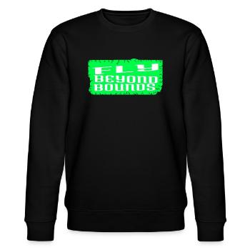creative expression birthday present - Stanley/Stella Unisex Bio-Sweatshirt CHANGER  - Schwarz - Vorne - Nik (191cm) & Marisol (170cm)