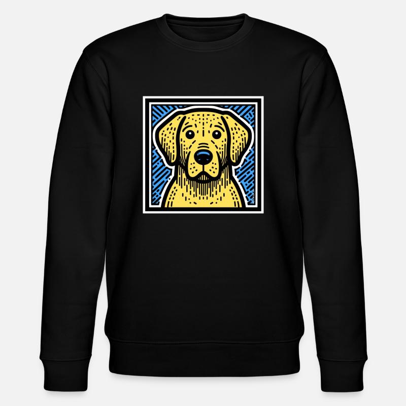Labrador Retriver Pop Art - Stanley/Stella CHANGER Unisex Organic Sweatshirt - black