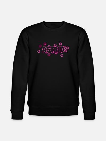 Geschenk für Astrid - Stanley/Stella Unisex Bio-Sweatshirt CHANGER  - Schwarz