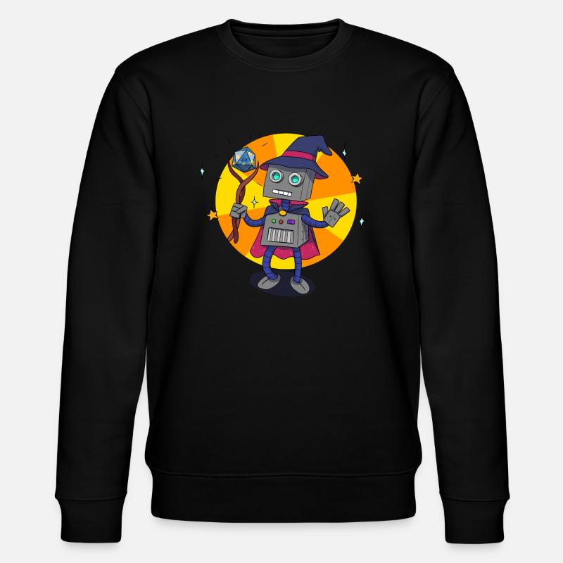 Robozauberer - Stanley/Stella Unisex Bio-Sweatshirt CHANGER  - Schwarz