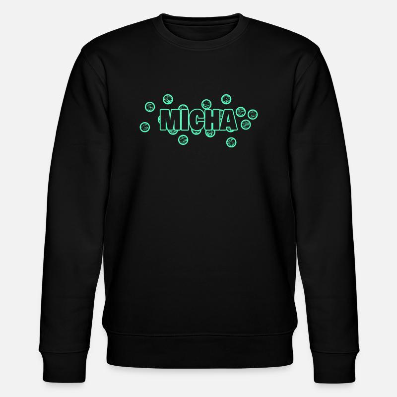 Funny Micha - Stanley/Stella CHANGER Unisex Organic Sweatshirt - black