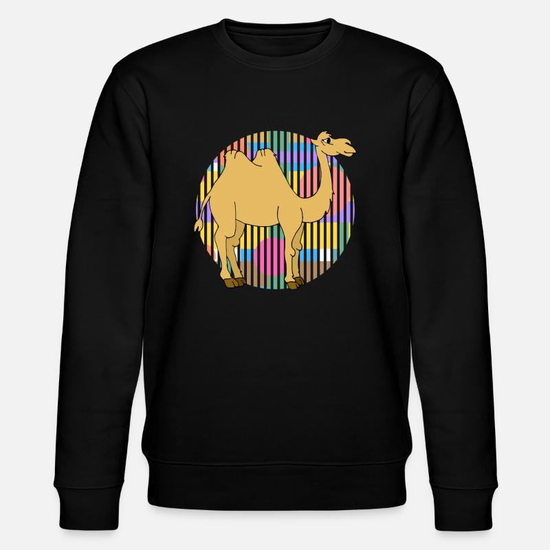 Kamel - Stanley/Stella Unisex Bio-Sweatshirt CHANGER  - Schwarz
