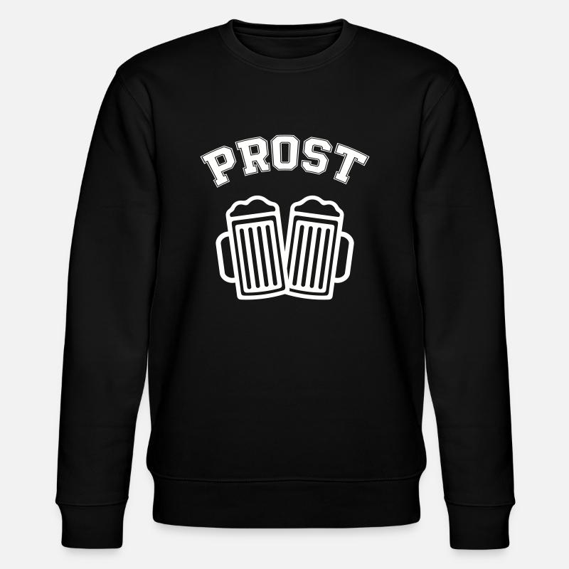bier prost - Stanley/Stella Unisex Bio-Sweatshirt CHANGER  - Schwarz