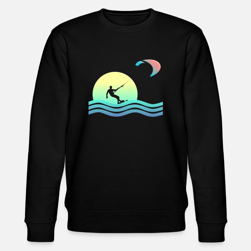 Windkind Kitesurfer - Sweat bio CHANGER Stanley/Stella Unisexe - noir
