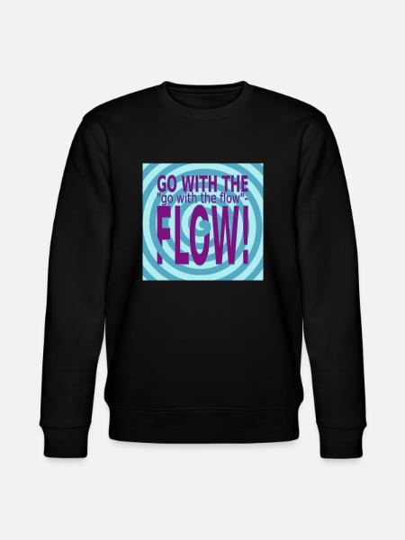 GO with the FLOW! - Stanley/Stella CHANGER Unisex Organic Sweatshirt - black