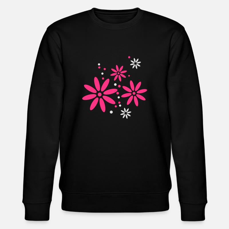 Fleur, Printemps, Été, papillon, Ranke - Sweat bio CHANGER Stanley/Stella Unisexe - noir
