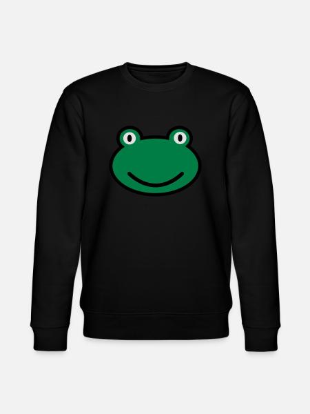 Frosch - Stanley/Stella Unisex Bio-Sweatshirt CHANGER - Schwarz