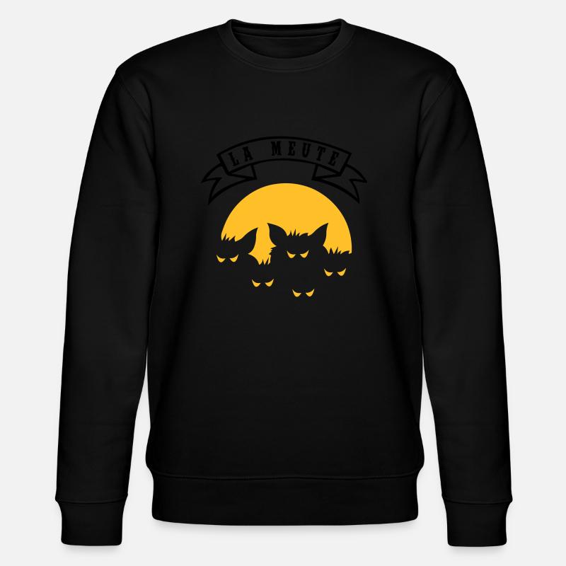 die Packung - Stanley/Stella Unisex Bio-Sweatshirt CHANGER  - Schwarz