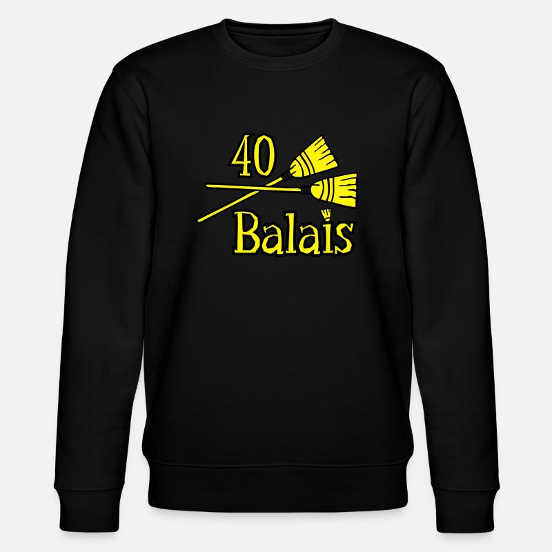40 balais ans - Sweat bio CHANGER Stanley/Stella Unisexe - noir