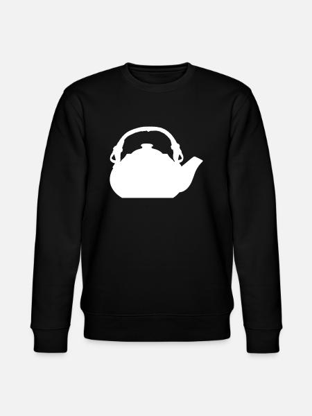 théière - Sweat bio CHANGER Stanley/Stella Unisexe - noir