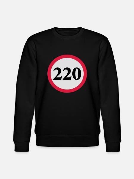 geschwindigkeitstafel_220 - Stanley/Stella Unisex Bio-Sweatshirt CHANGER - Schwarz