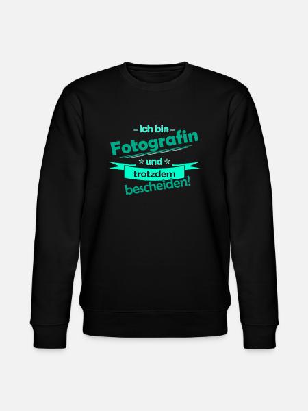 Fotografin - Stanley/Stella Unisex Bio-Sweatshirt CHANGER  - Schwarz