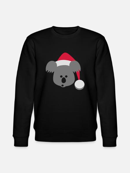 Koala Design Nikoalaus - Stanley/Stella Unisex Bio-Sweatshirt CHANGER - Schwarz