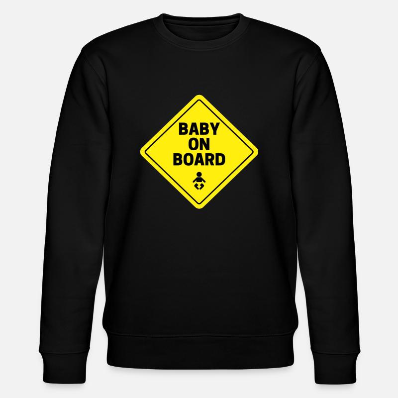 Baby on board - Sweat bio CHANGER Stanley/Stella Unisexe - noir