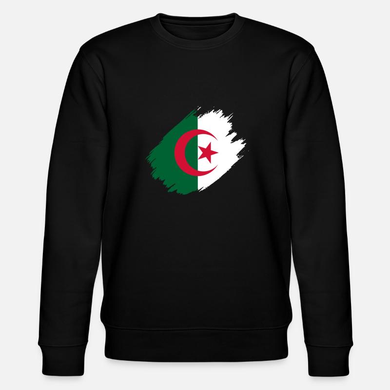 Drapeau du Algérie - Sweat bio CHANGER Stanley/Stella Unisexe - noir