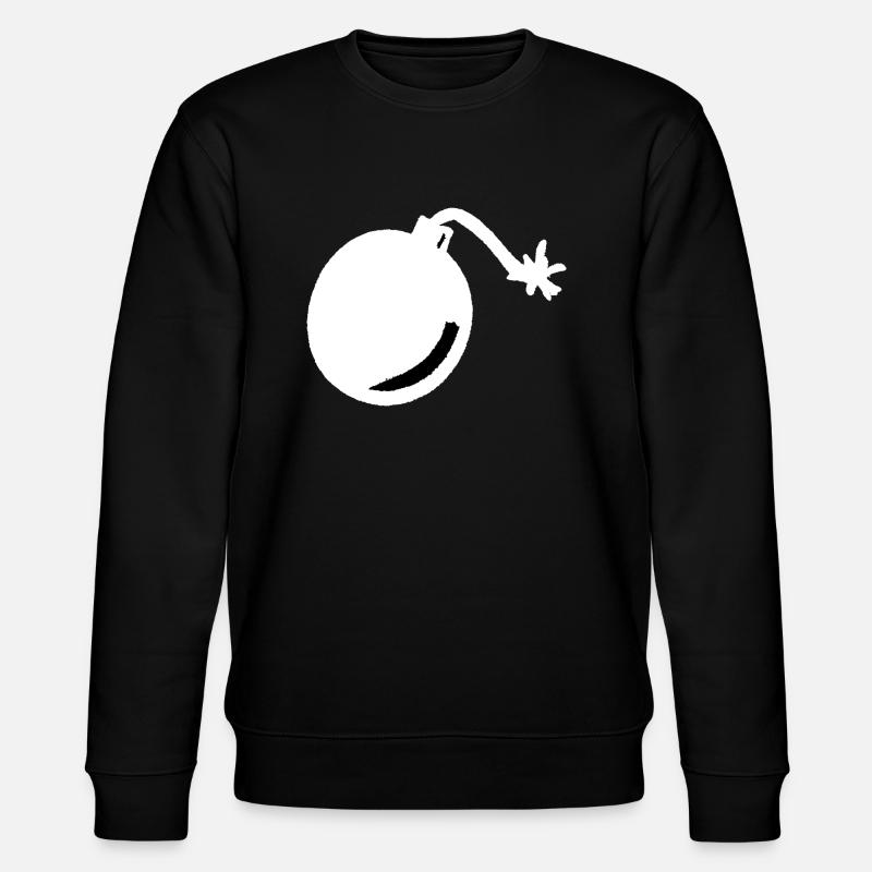 Bomb simple blanc - Sweat bio CHANGER Stanley/Stella Unisexe - noir