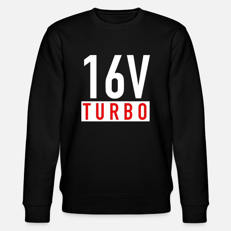 16V Turbo - Stanley/Stella Unisex Bio-Sweatshirt CHANGER  - Schwarz