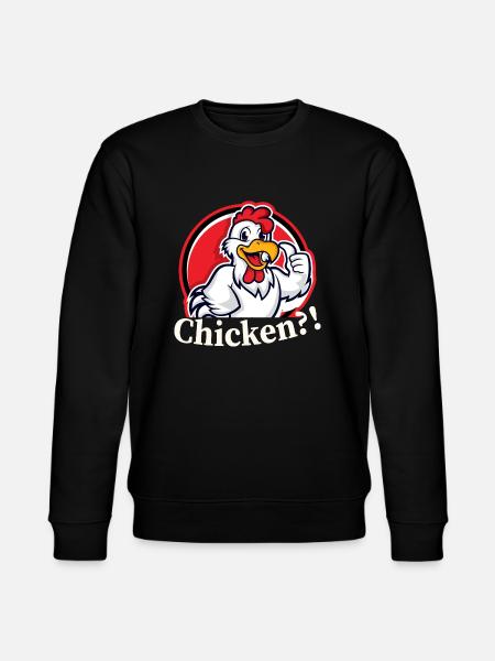 Chicken - Rooster Chicken Egg - Stanley/Stella CHANGER Unisex Organic Sweatshirt - black