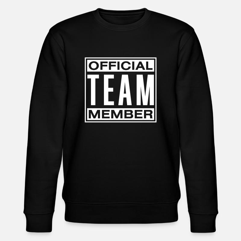 MEMBRE DE L’ÉQUIPE OFFICIELLE - Sweat bio CHANGER Stanley/Stella Unisexe - noir