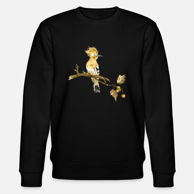 Bunter Vogel - Stanley/Stella Unisex Bio-Sweatshirt CHANGER  - Schwarz