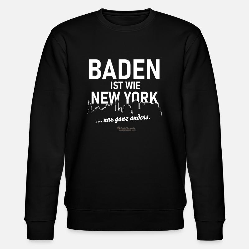 Baden - Stanley/Stella Unisex Bio-Sweatshirt CHANGER  - Schwarz