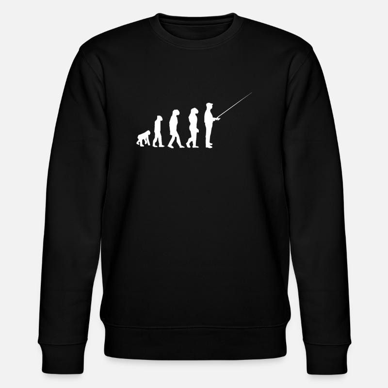 Entwicklung der Fischerei - Stanley/Stella Unisex Bio-Sweatshirt CHANGER  - Schwarz