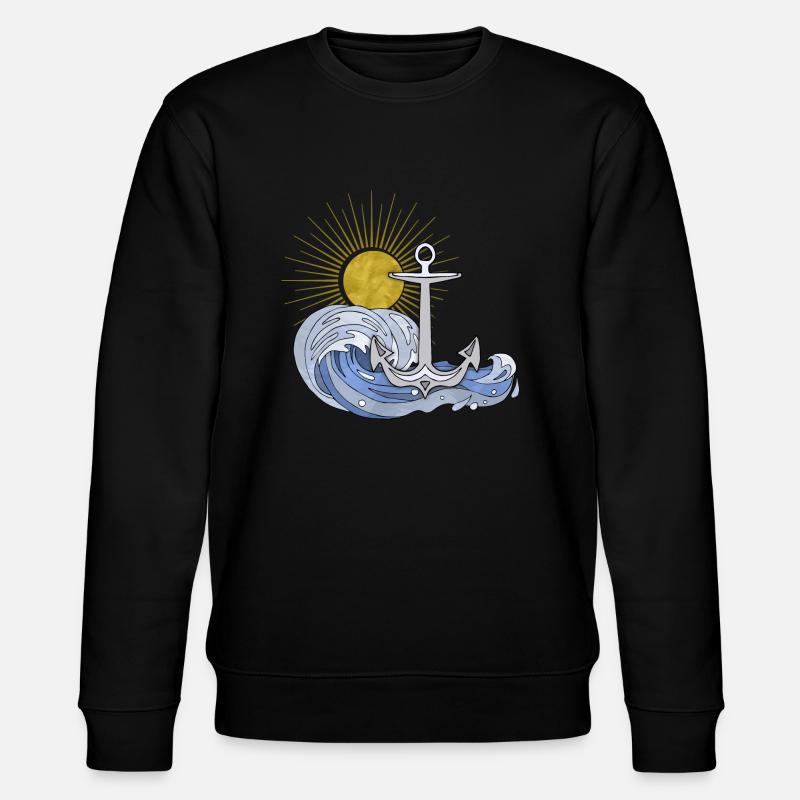 Anker - Stanley/Stella Unisex Bio-Sweatshirt CHANGER  - Schwarz