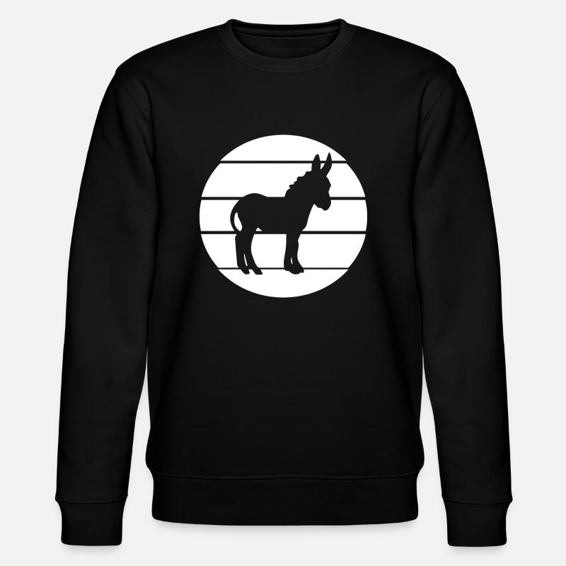 Esel d’âne - Sweat bio CHANGER Stanley/Stella Unisexe - noir