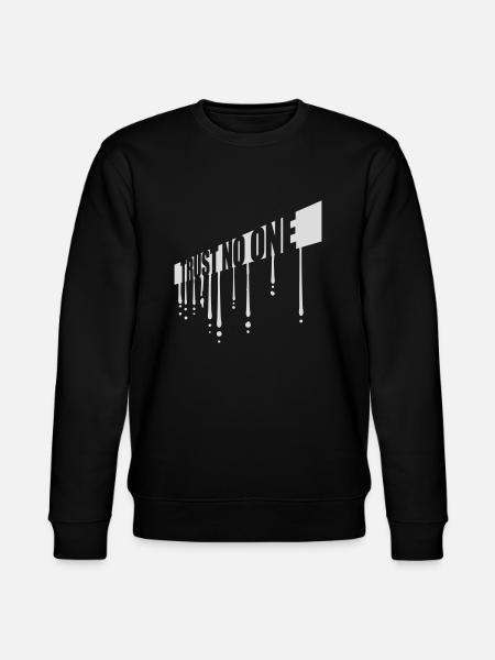 trust no one quote - Stanley/Stella CHANGER Unisex Organic Sweatshirt - black