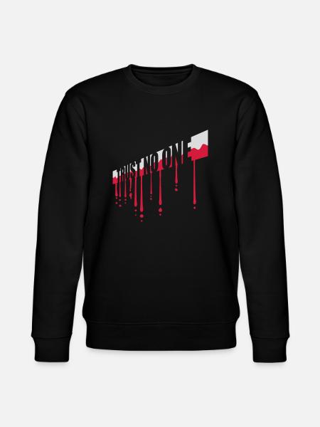 trust no one quote - Stanley/Stella CHANGER Unisex Organic Sweatshirt - black