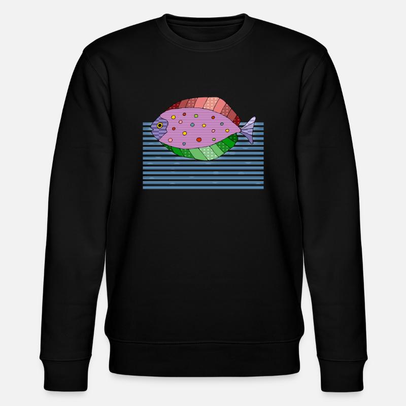 Poisson - Sweat bio CHANGER Stanley/Stella Unisexe - noir