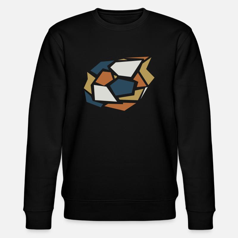 breaking Egg - Stanley/Stella Unisex Bio-Sweatshirt CHANGER  - Schwarz