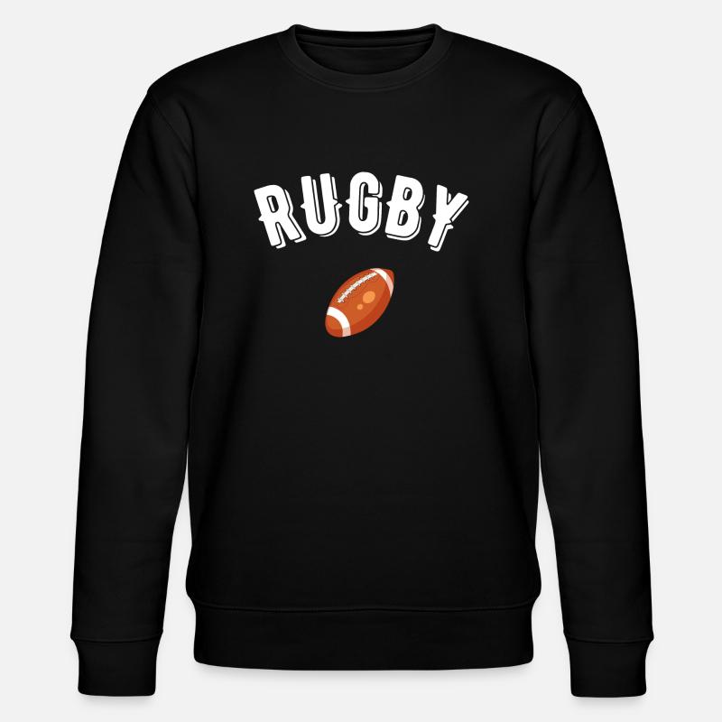 Rugby - Stanley/Stella Unisex Bio-Sweatshirt CHANGER  - Schwarz