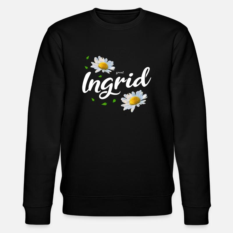 Ingrid - Stanley/Stella Unisex Bio-Sweatshirt CHANGER  - Schwarz