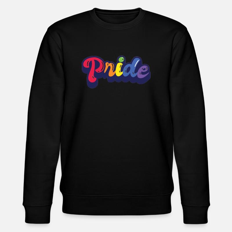 Pride retro - Stanley/Stella Unisex Bio-Sweatshirt CHANGER  - Schwarz