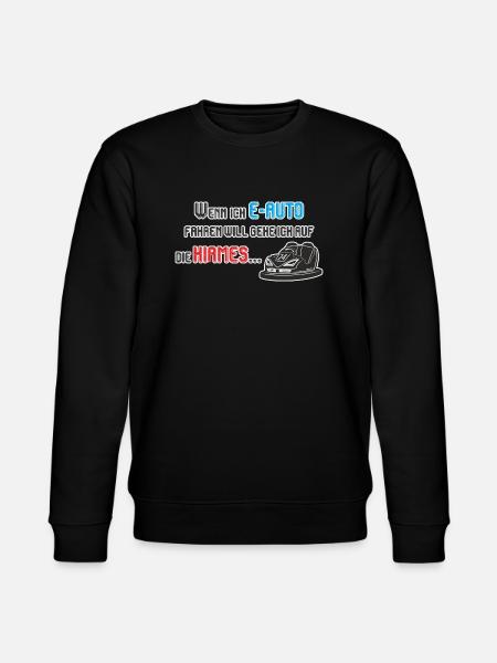 E-Auto, Autoscooter, Kirmes - Stanley/Stella Unisex Bio-Sweatshirt CHANGER  - Schwarz
