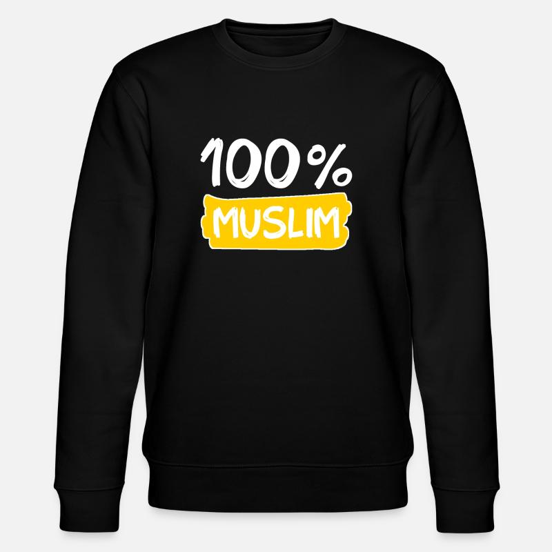 100% musulman - musulmans - islam - Sweat bio CHANGER Stanley/Stella Unisexe - noir