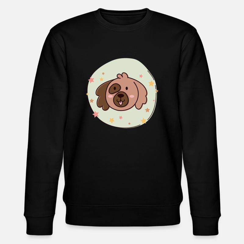 Hund - Stanley/Stella Unisex Bio-Sweatshirt CHANGER  - Schwarz