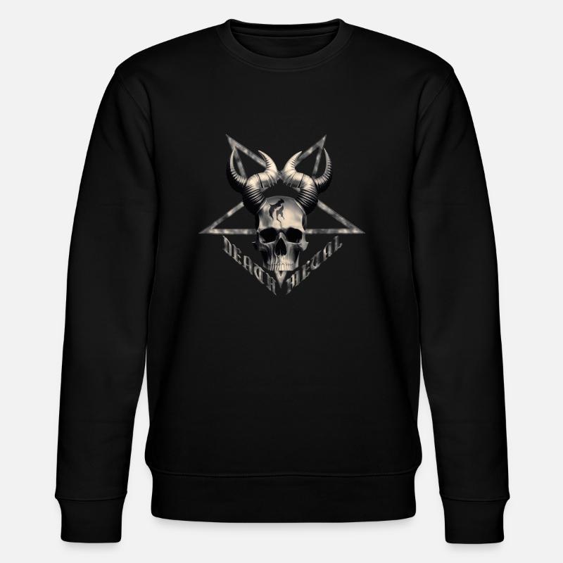 death metal - Stanley/Stella Unisex Bio-Sweatshirt CHANGER  - Schwarz