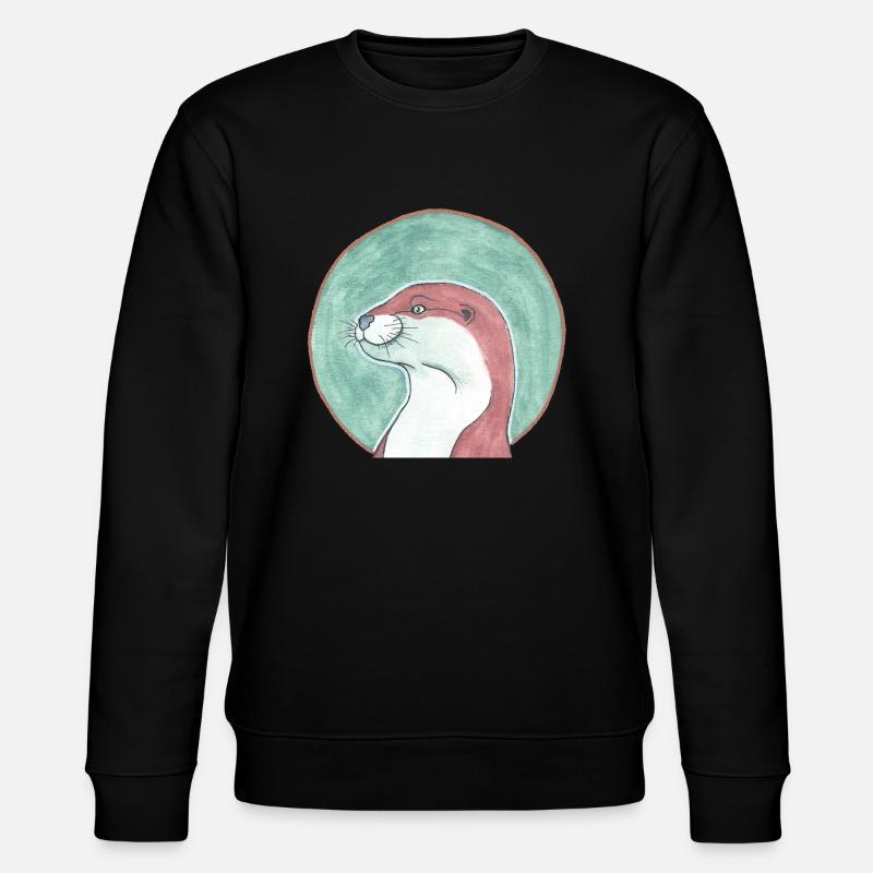 230830 Otter 4 - Stanley/Stella CHANGER Unisex Organic Sweatshirt - black