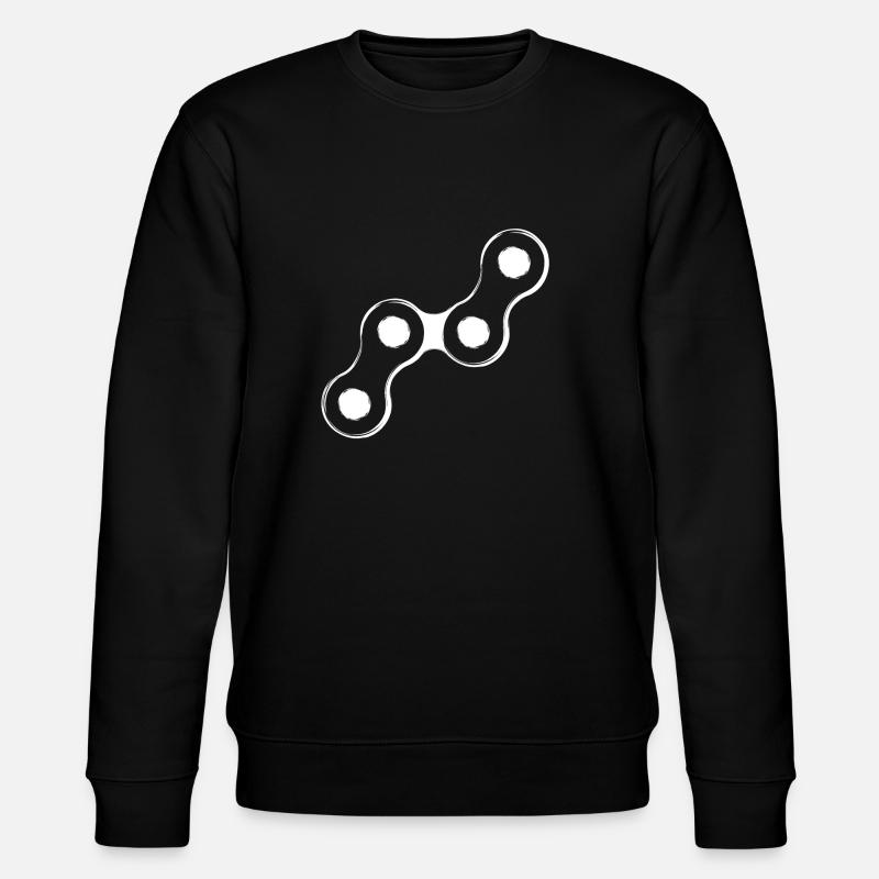 Fahrradkette Bicycle Chain - Stanley/Stella Unisex Bio-Sweatshirt CHANGER  - Schwarz