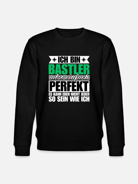 Perfekter Bastler - Stanley/Stella Unisex Bio-Sweatshirt CHANGER - Schwarz