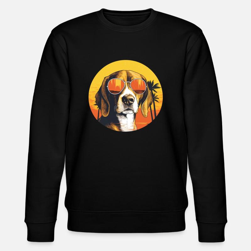Beagle 2 - Stanley/Stella Unisex Bio-Sweatshirt CHANGER  - Schwarz