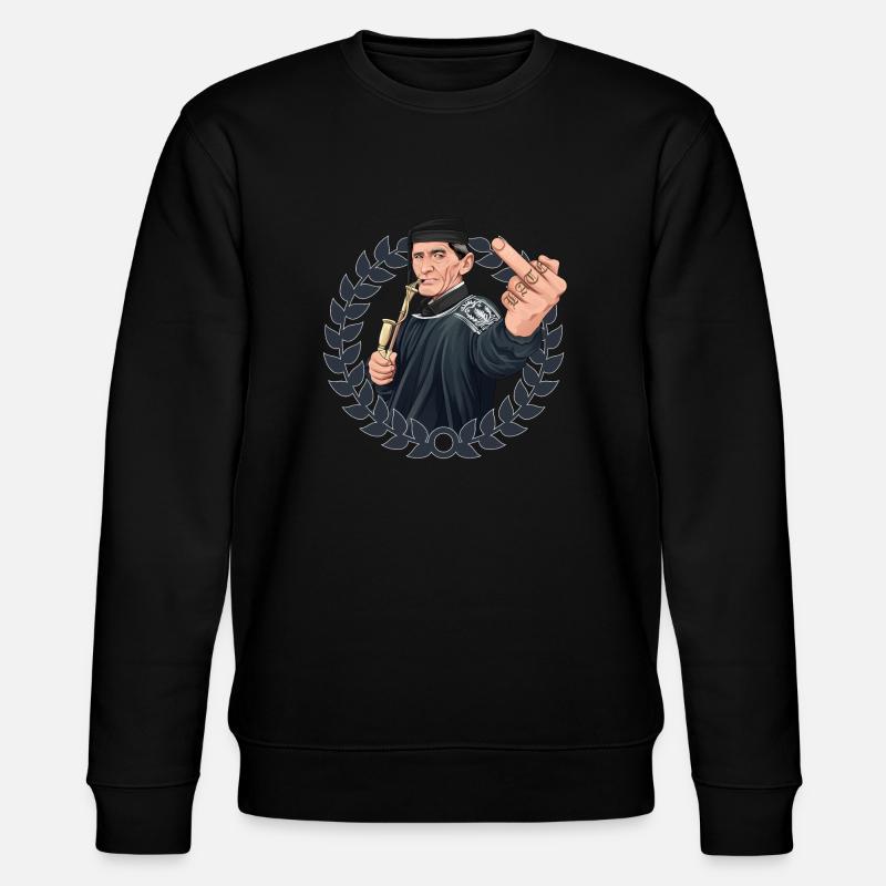 Rieser Grantler // Illustration - Stanley/Stella Unisex Bio-Sweatshirt CHANGER  - Schwarz