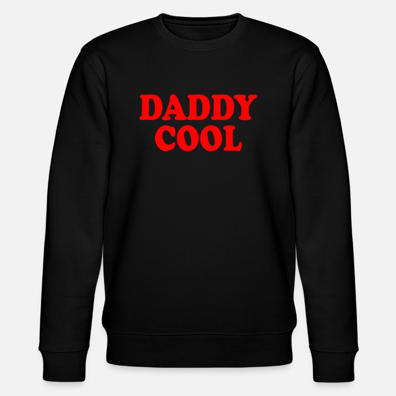 Daddy cool - Stanley/Stella Unisex Bio-Sweatshirt CHANGER  - Schwarz