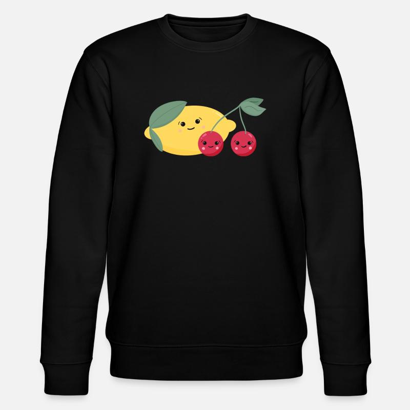 Citron et cerises - Sweat bio CHANGER Stanley/Stella Unisexe - noir