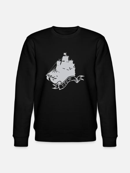 Pirate Ship Crew - Stanley/Stella CHANGER Unisex Organic Sweatshirt - black