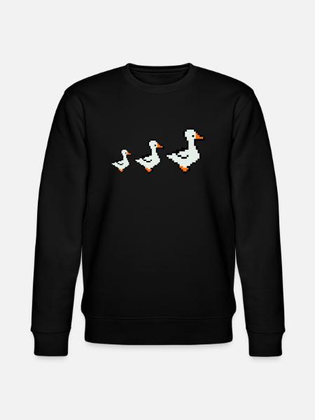 Pixel Ducks - Stanley/Stella CHANGER Unisex Organic Sweatshirt - black